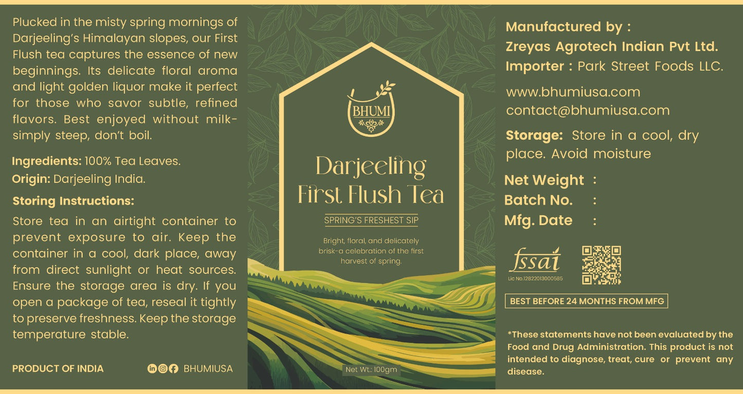 Premium First Flush Tea