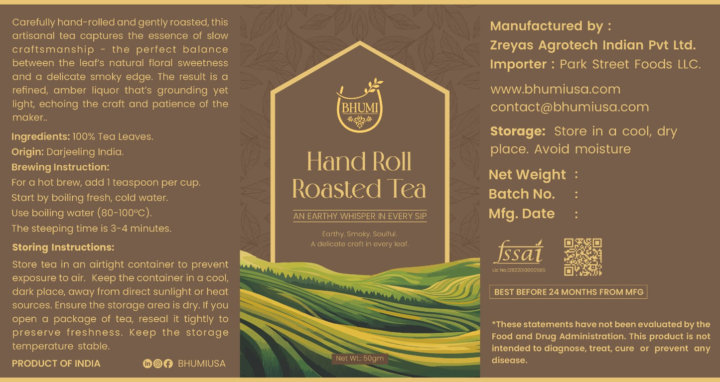 Hand Roll Roasted Tea