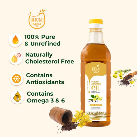 Wood Pressed Mustard Oil