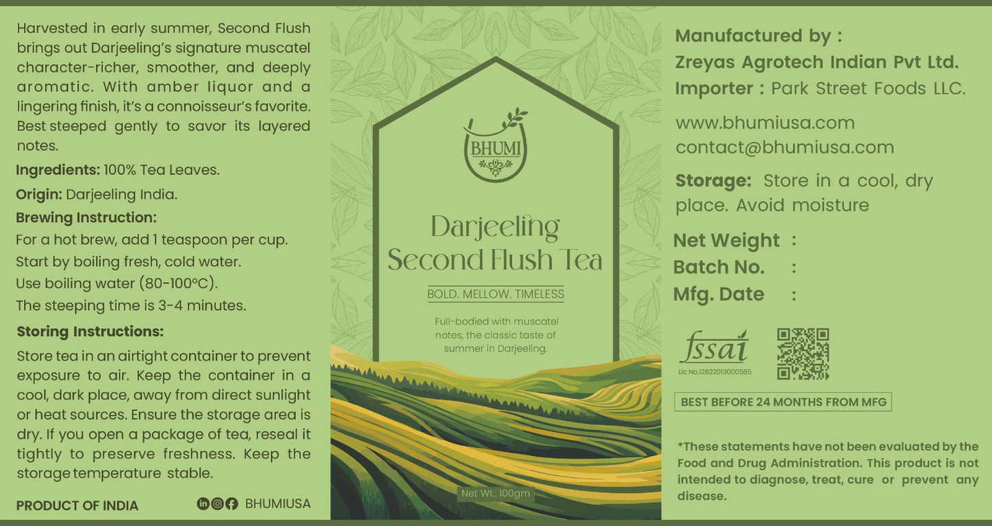 Second Flush Tea
