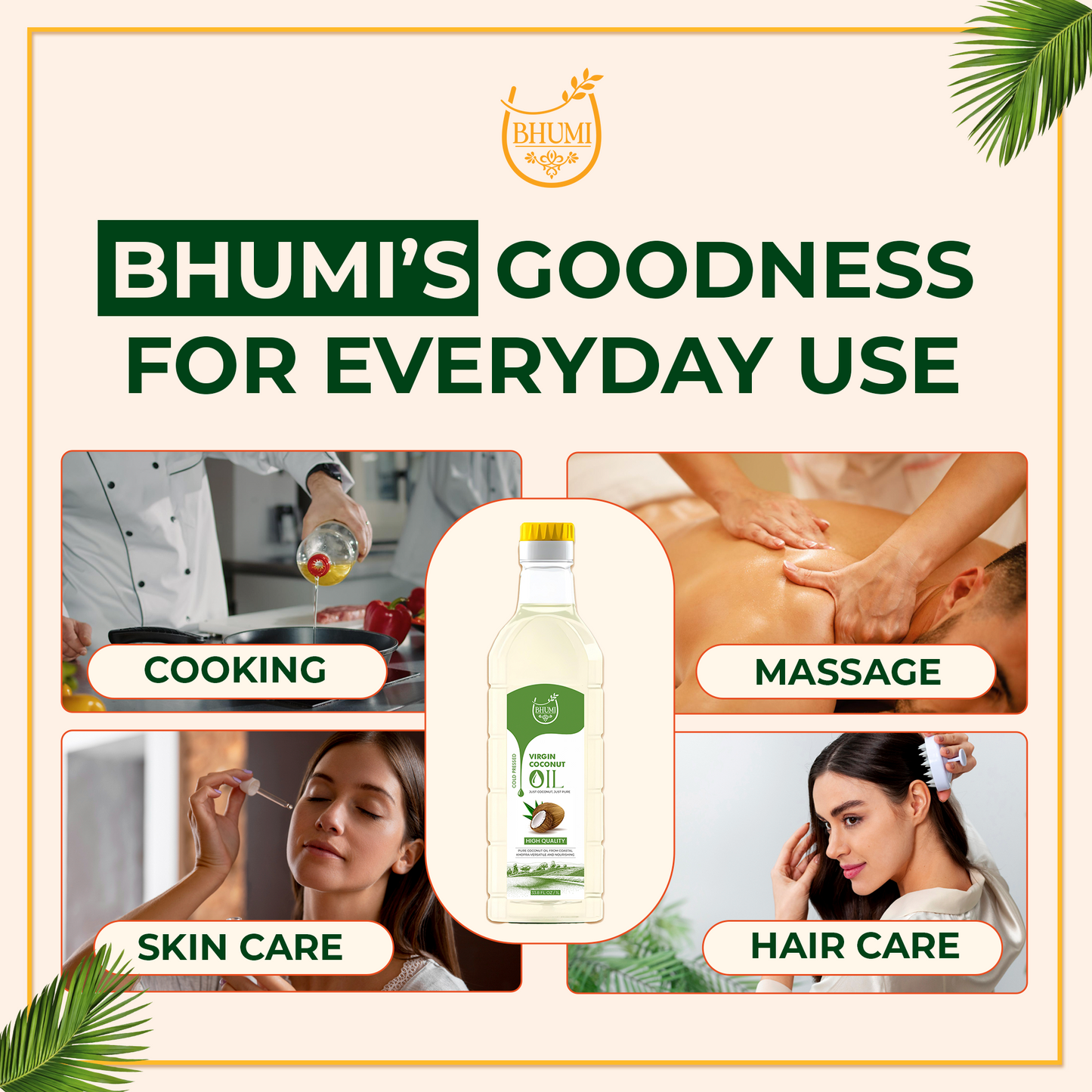 Wood pressed Coconut Oil