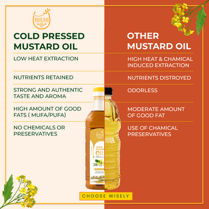 Wood Pressed Mustard Oil